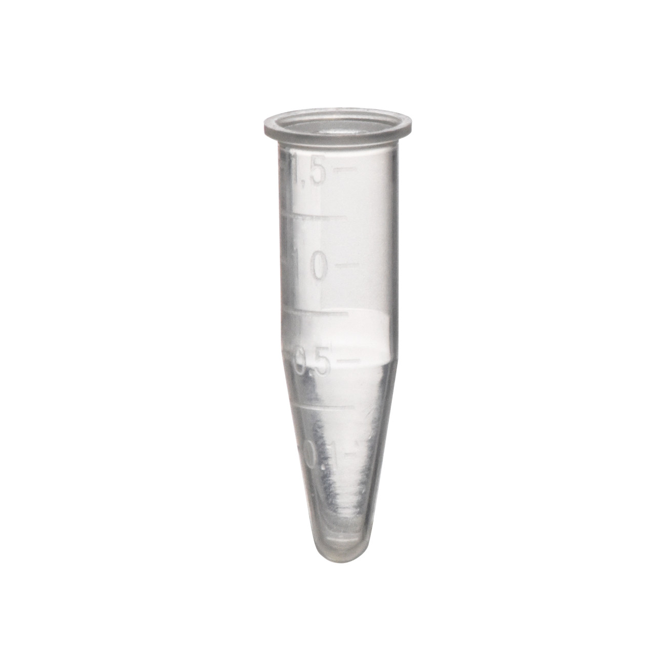 Microtube Capless 1.5mL, Sterile, 39x10.7mm, Graduated Conical Bottom, 500 per case