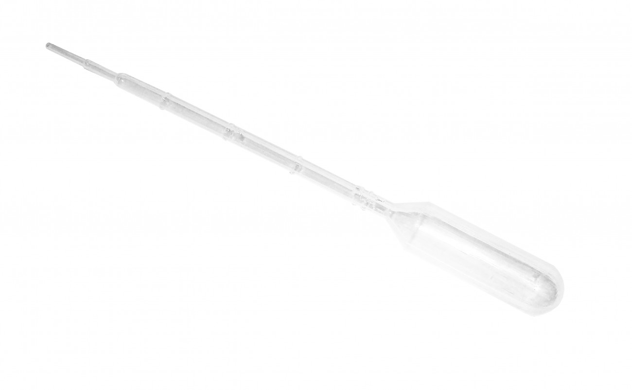 147501 Disposable Plastic Transfer Pipettes, Graduated Fine Tip, 5
