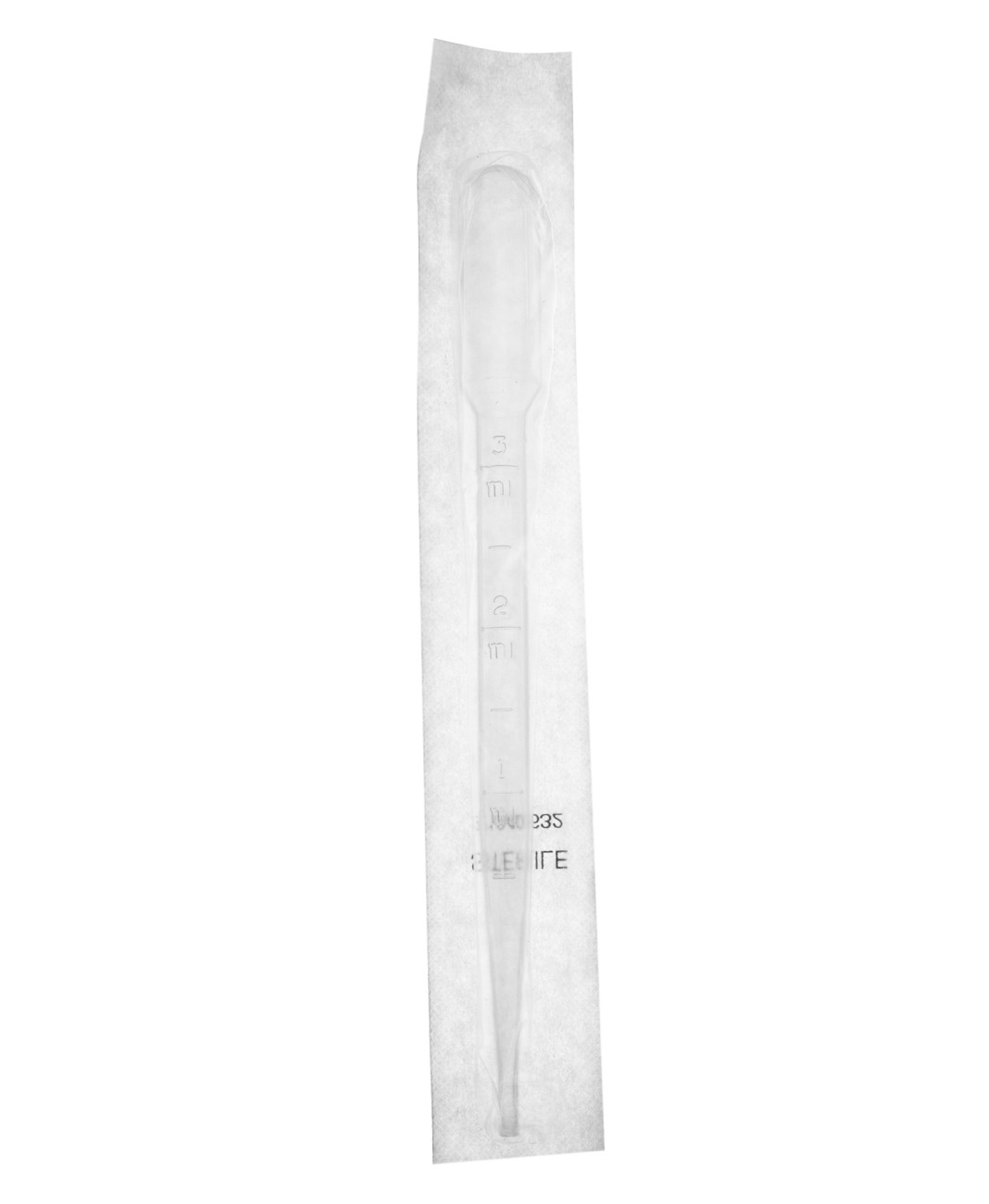 147512 Disposable Plastic Transfer Pipettes, Graduated 3 ml Large