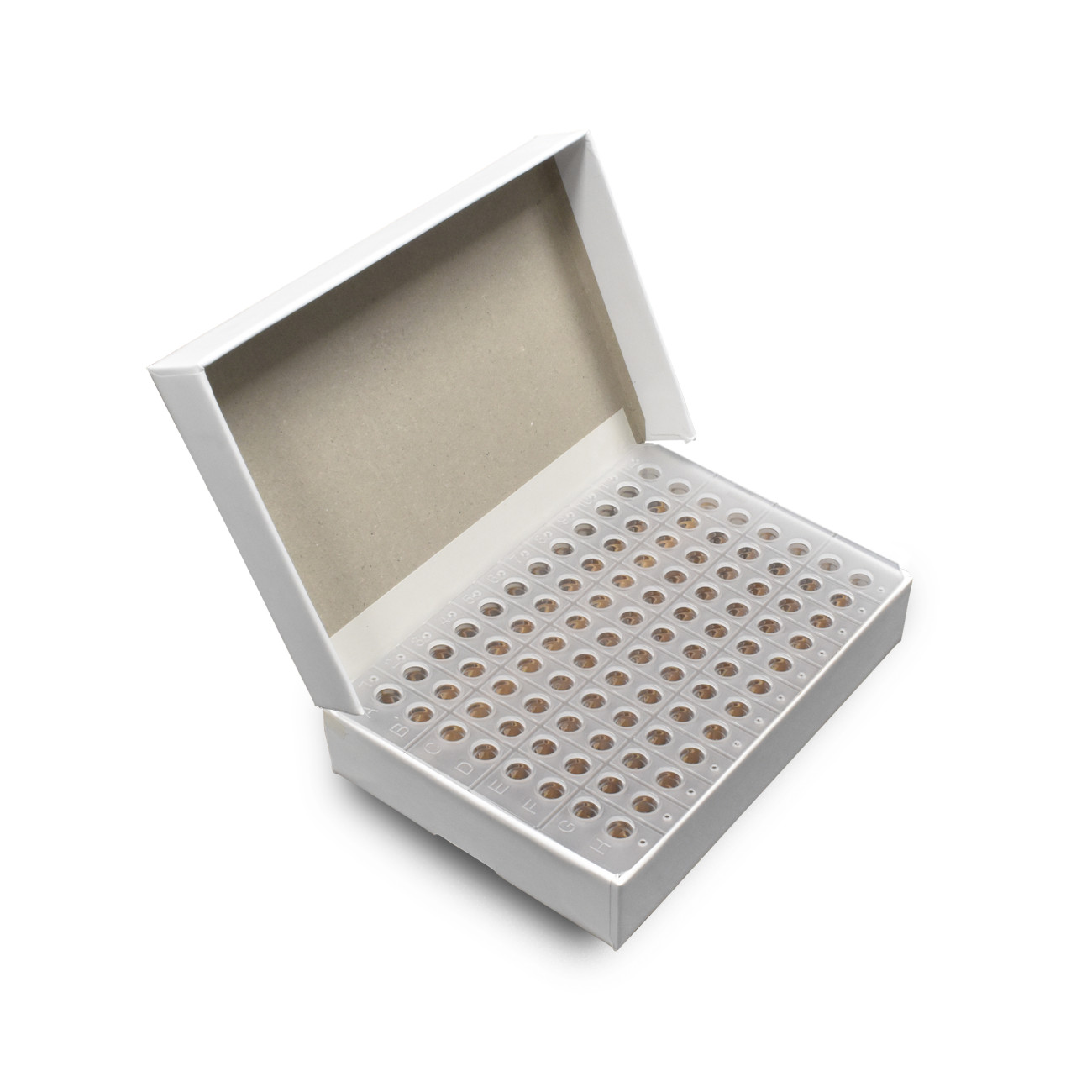 181060 - Mini-PCR Tube Storage Box, 96 tube capacity (0.1 & 0.2 ml), 5 ...