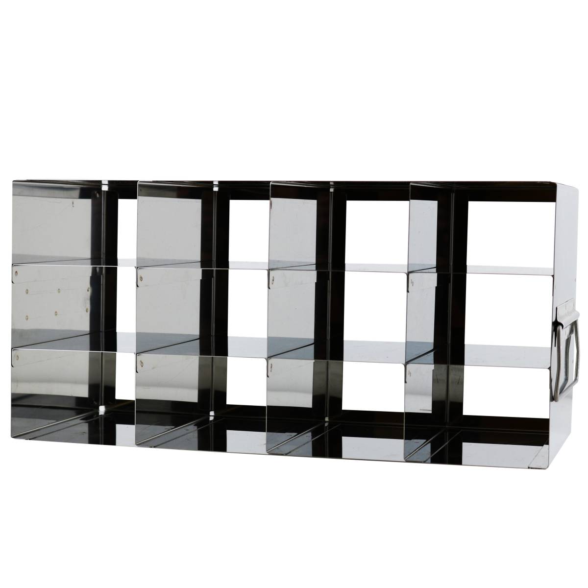 247590 Upright Freezer Rack for Plastic 2 Inch Boxes, 4 x 3 Array, 5 7/8 x 14 3/4 x 7 Inches