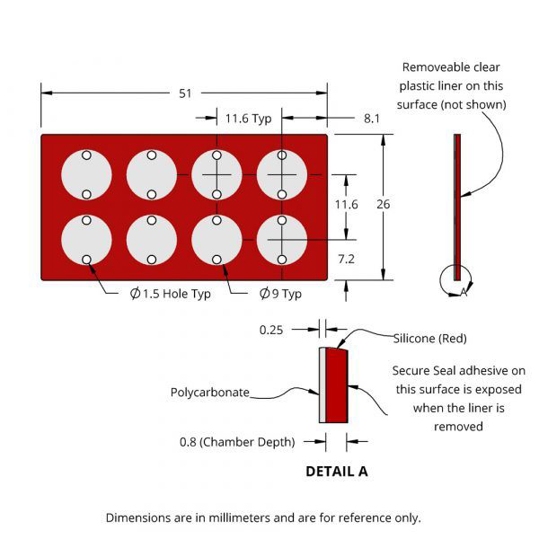 248872 - Secure-Seal Hybridization Chambers, Multiple Array, 8 Chambers ...