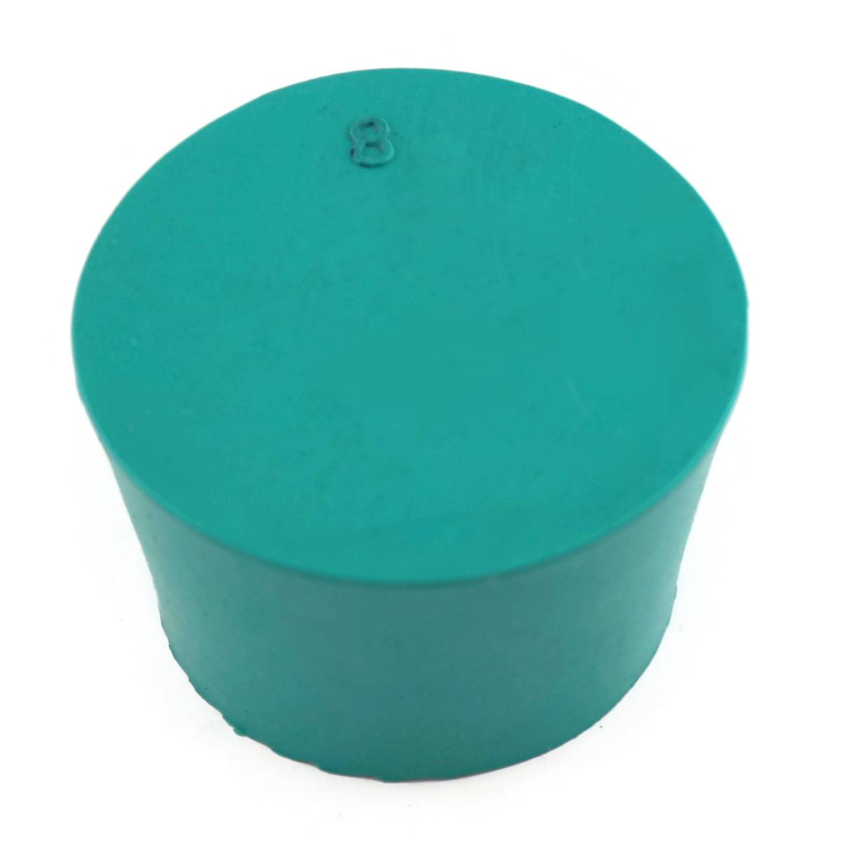 2591008 Laboratory Grade Rubber Stoppers, Green Neoprene Rubber