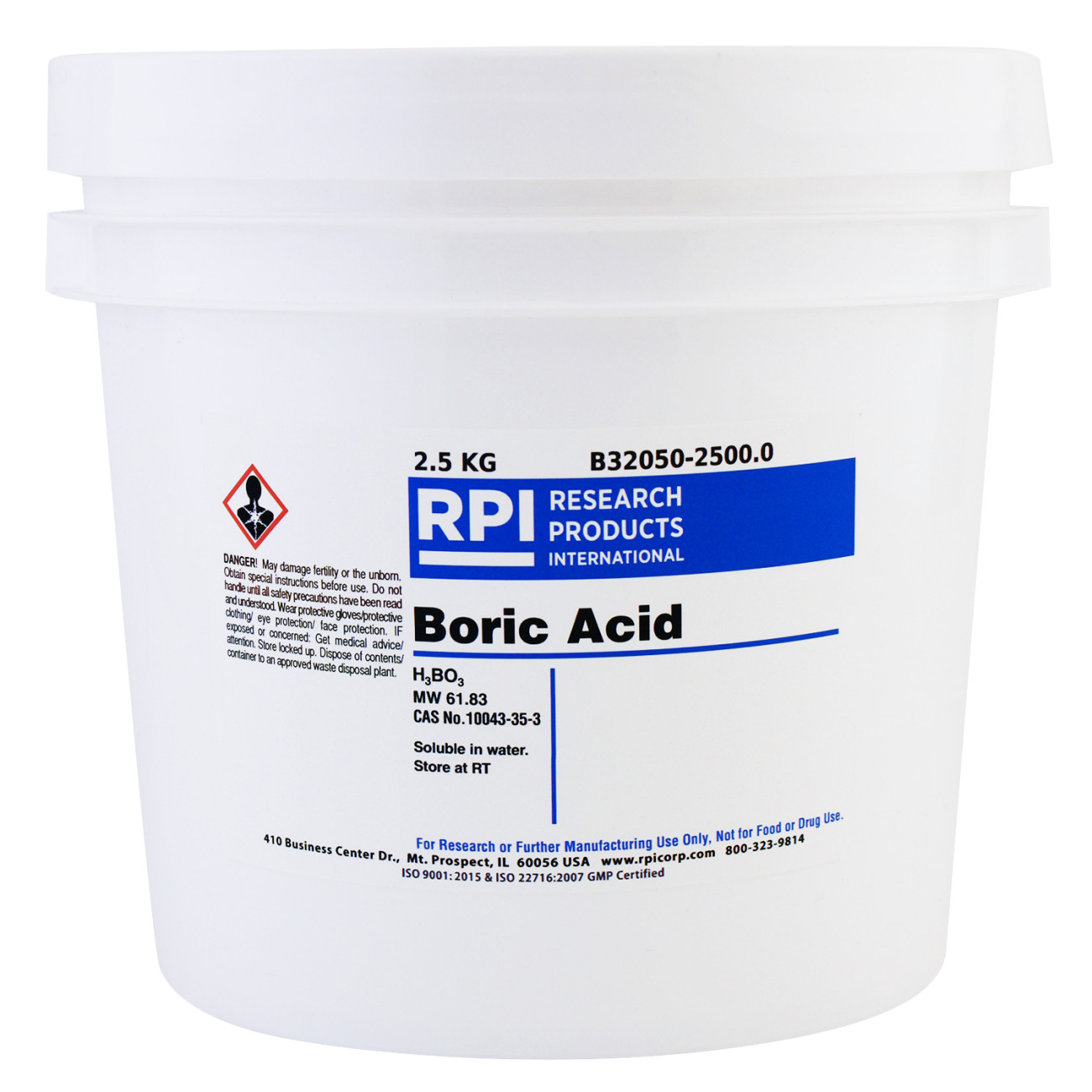 Boric Acid, 2.5 Kilograms