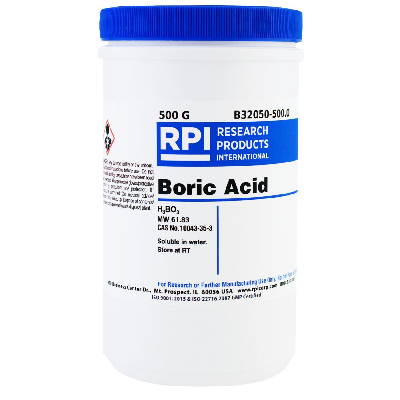 Boric Acid, 500 Grams
