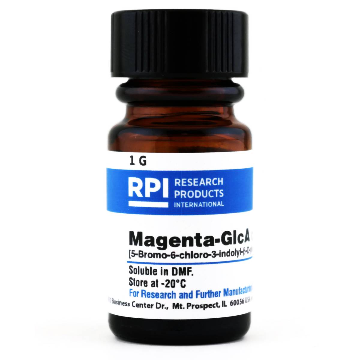 Magenta-GlcA Cyclohexylammonium Salt [5-Bromo-6-chloro-3-indolyl-&beta;-D-glucuronic acid, cyclohexylammonium salt], 1 Gram