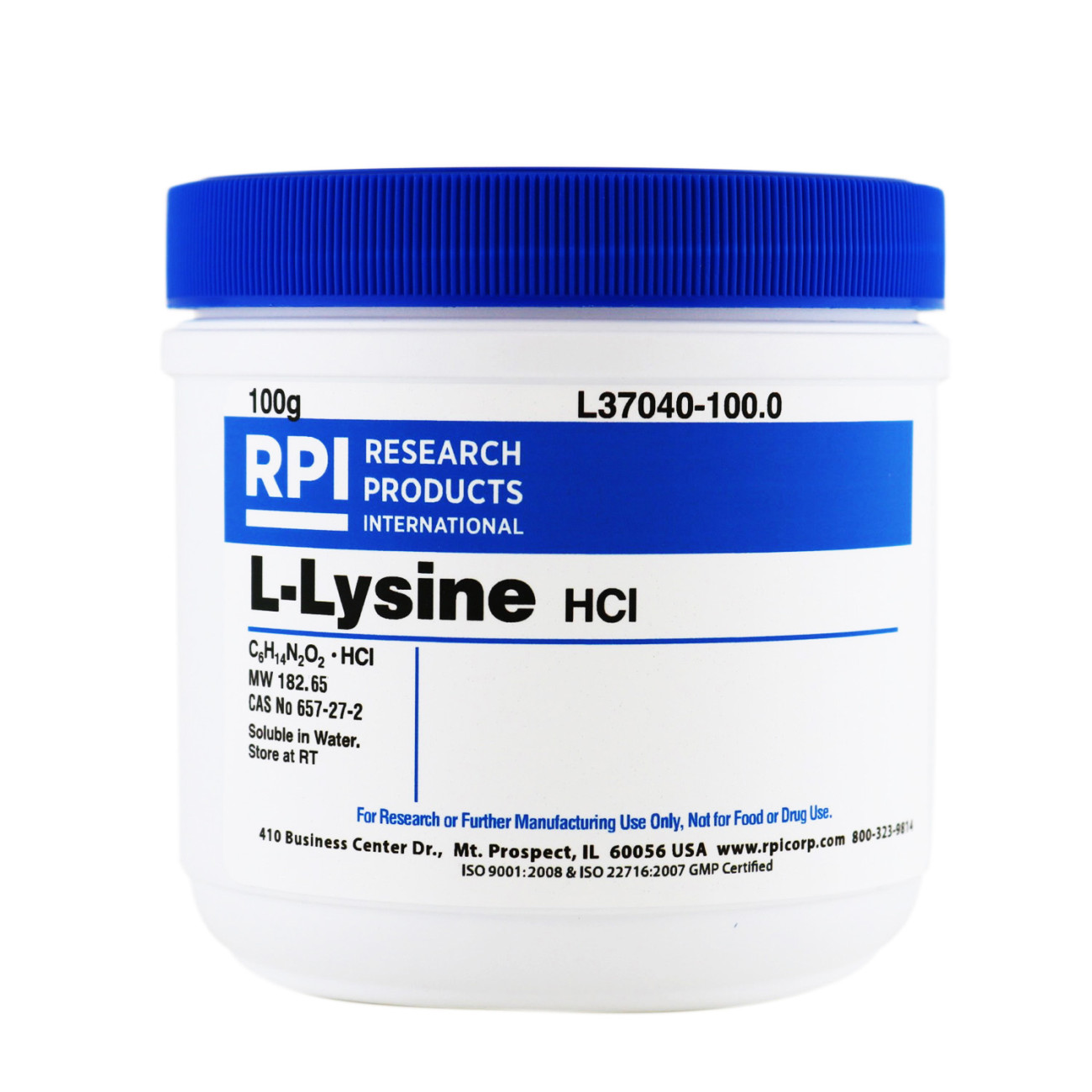 L-Lysine Hydrochloride, 100 Grams