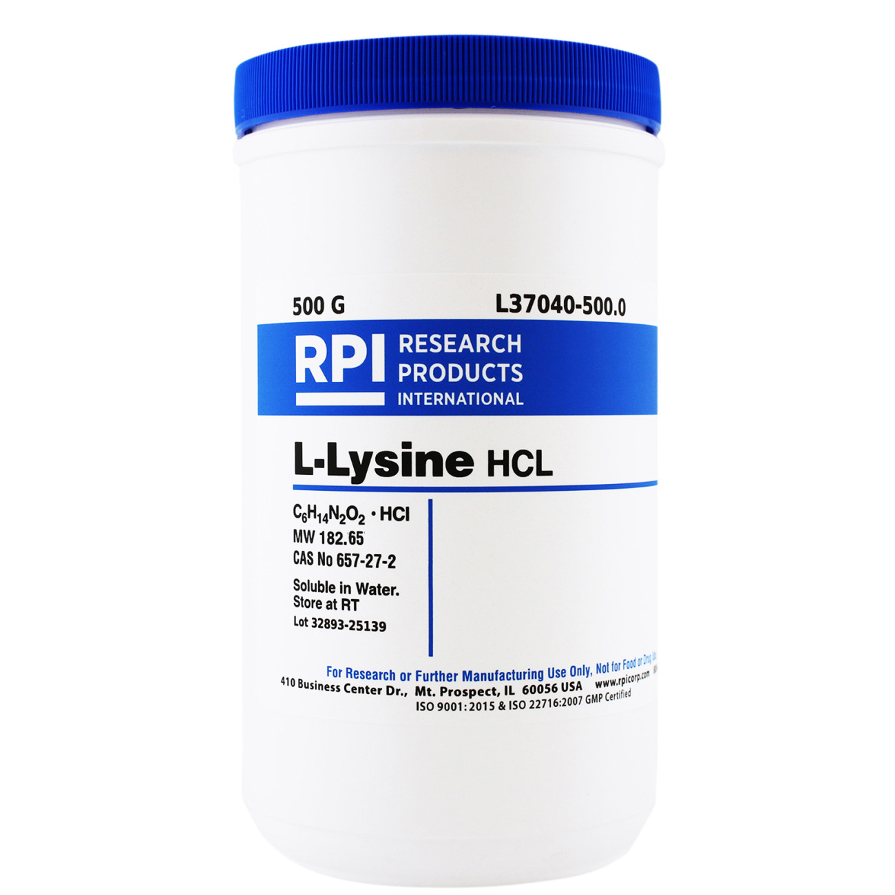 L-Lysine Hydrochloride, 500 Grams