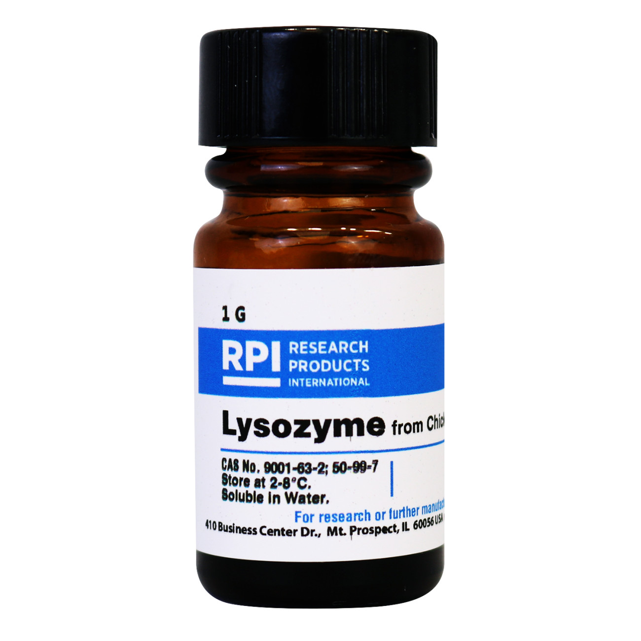 Lysozyme from Chicken Egg White, Salt Free, 1 Gram