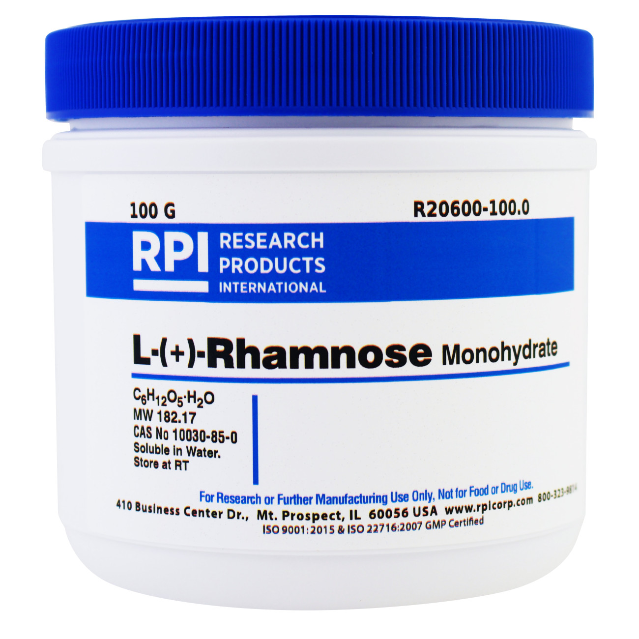 L-(+)-Rhamnose, Monohydrate, 100 Grams