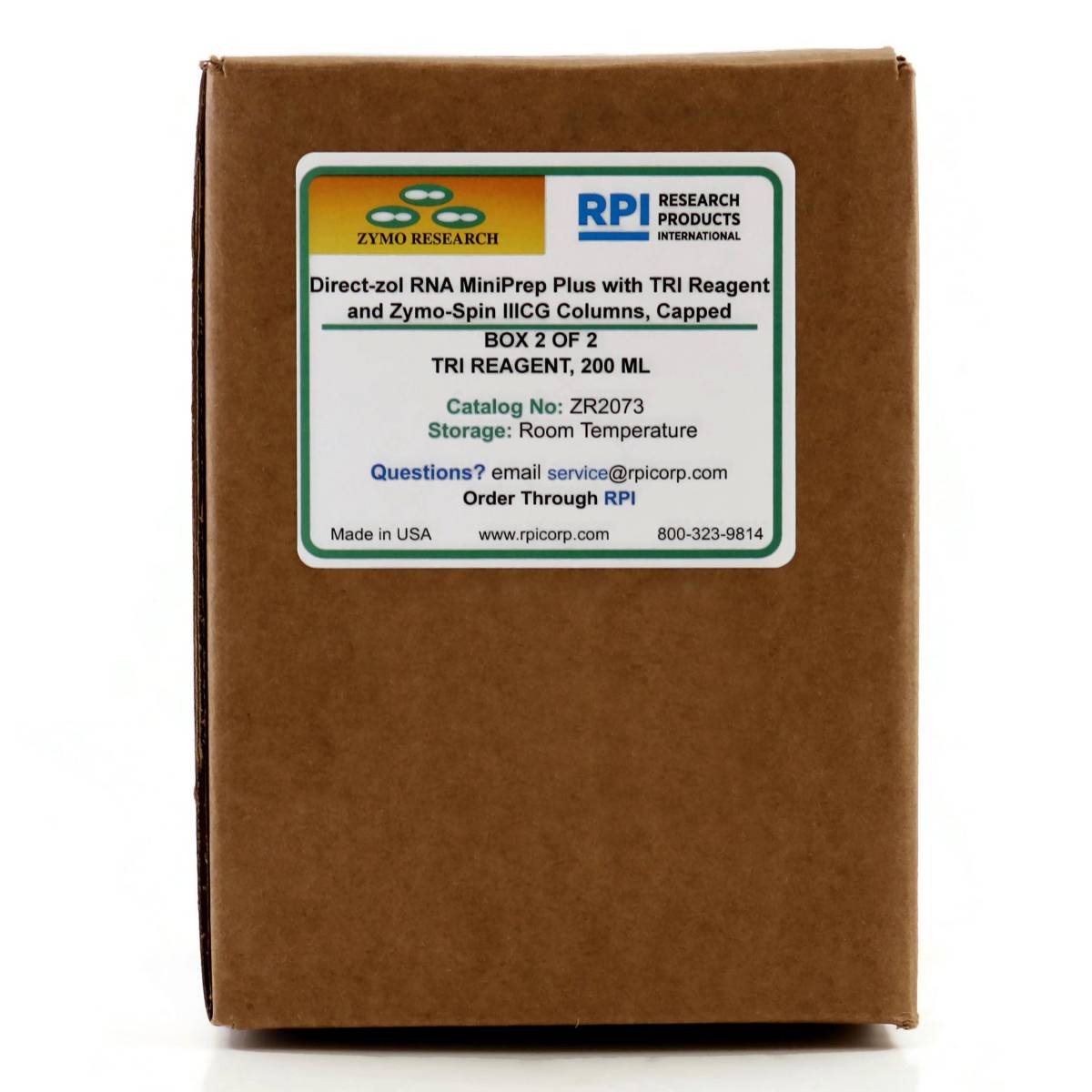 ZR2073 Directzol RNA Miniprep Plus, Product Supplied with 200 ml TRI