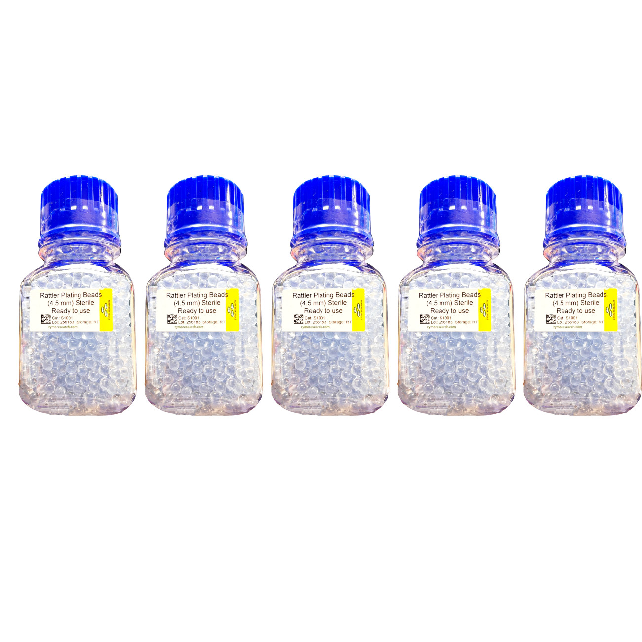 Rattler Plating Beads, 230 Grams per Bottle, 5 Bottles