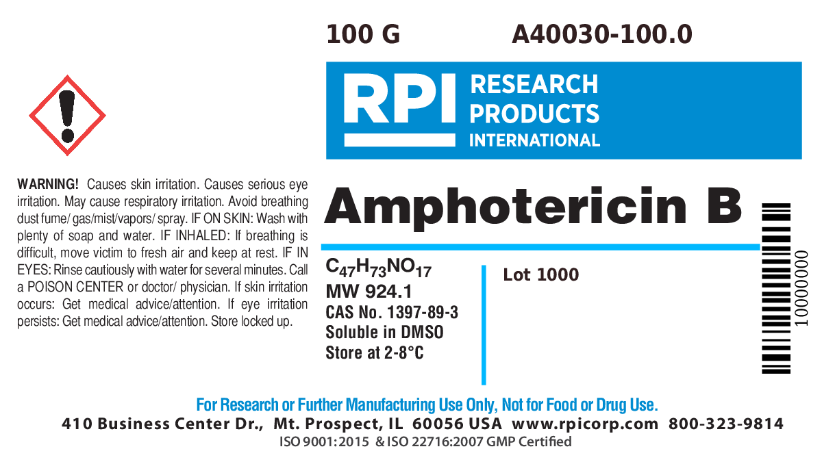 A40030-100.0 - Amphotericin B, 100 Grams