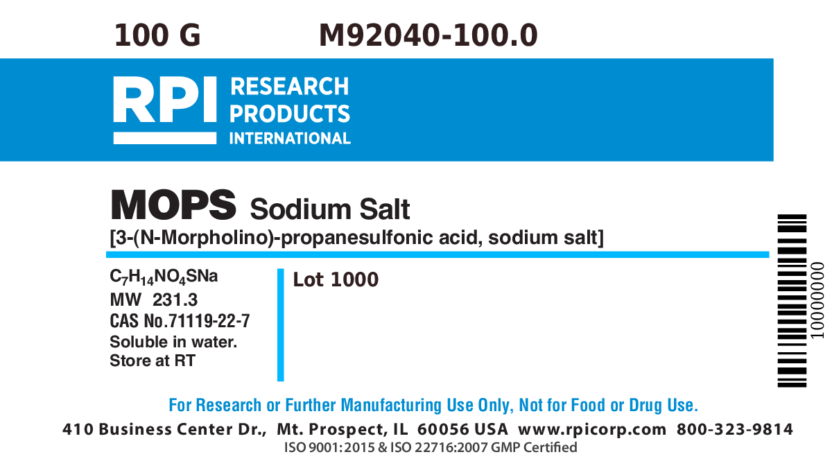 M92040100.0 MOPS, Sodium Salt [3(NMorpholino)propanesulfonic acid