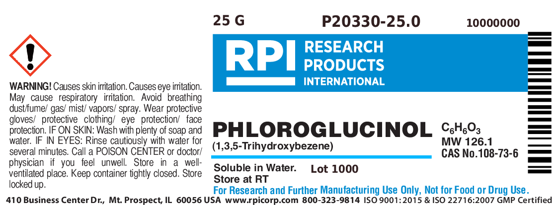 P20330-25.0 - Phloroglucinol [1,3,5-Trihydroxybenzene], 25 Grams