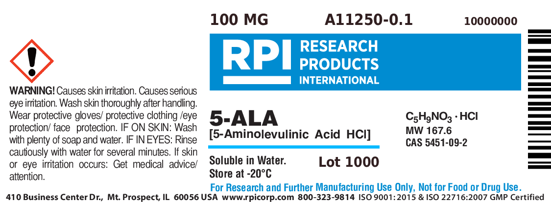 A11250-0.1 - 5-Aminolevulinic Acid Hydrochloride [5-ALA], 100