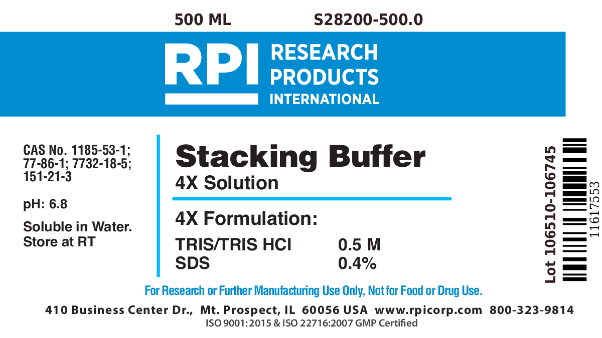 S28200500.0 Stacking Buffer 4X Solution, 500 Milliliters