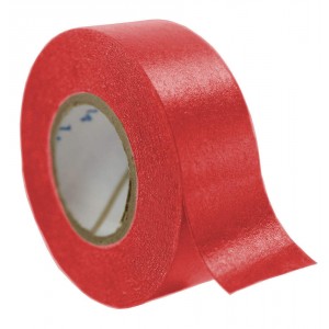 Time Tape, Red, 3 Inch Core, 3/4 Inch Wide, 2160 Inch Roll, 6 Rolls per Case