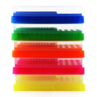SURE LINE α 249971 - UltraFlux Low Profile PCR Tubes, Clear Tube and Cap, 12