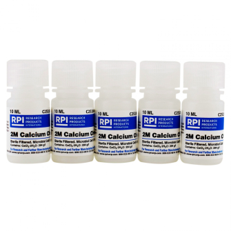 C25100-50.0 - Calcium Chloride 2M Solution, 5 x 10 Milliliters